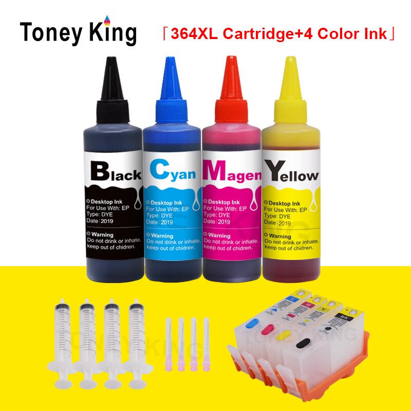 Toney King 364XL HP 364 XL ũ īƮ ü ũ 3070A  Ʈ 5510 6510  īƮ + ũ  ŰƮ